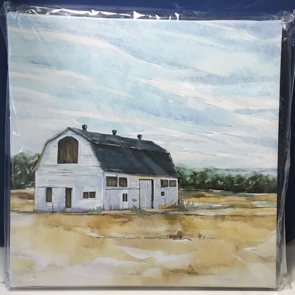 Blue Sky Barn house canvas
